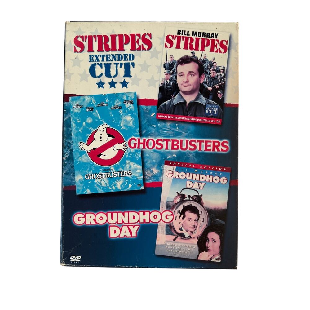 Classic Comedies Collection-Ghostbusters/Stripes/Groundhog Day Bill Murray DVD